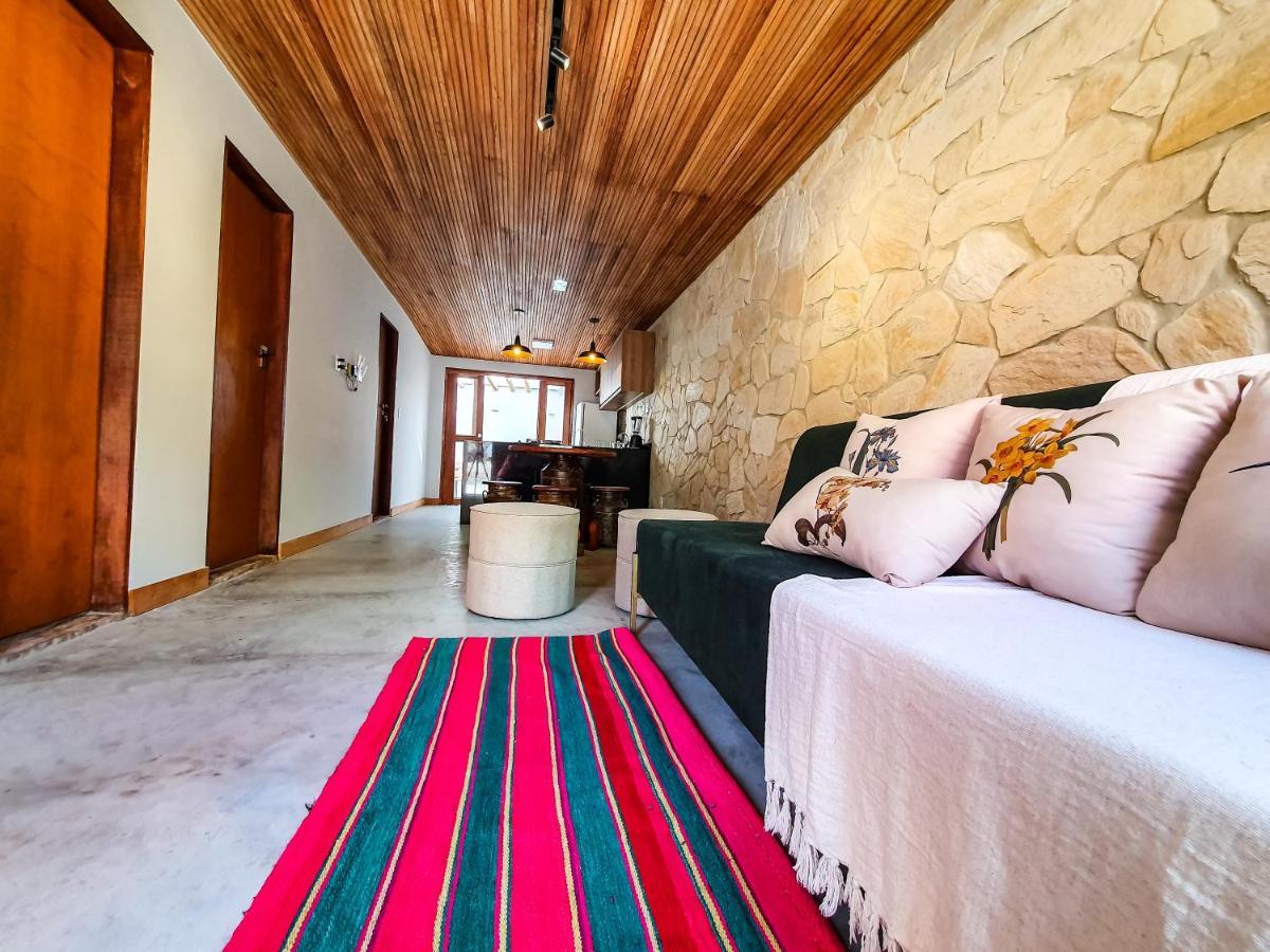Villa Casita Amarela Na Rua Mais Charmosa De Mucuge - Ba Exterior foto